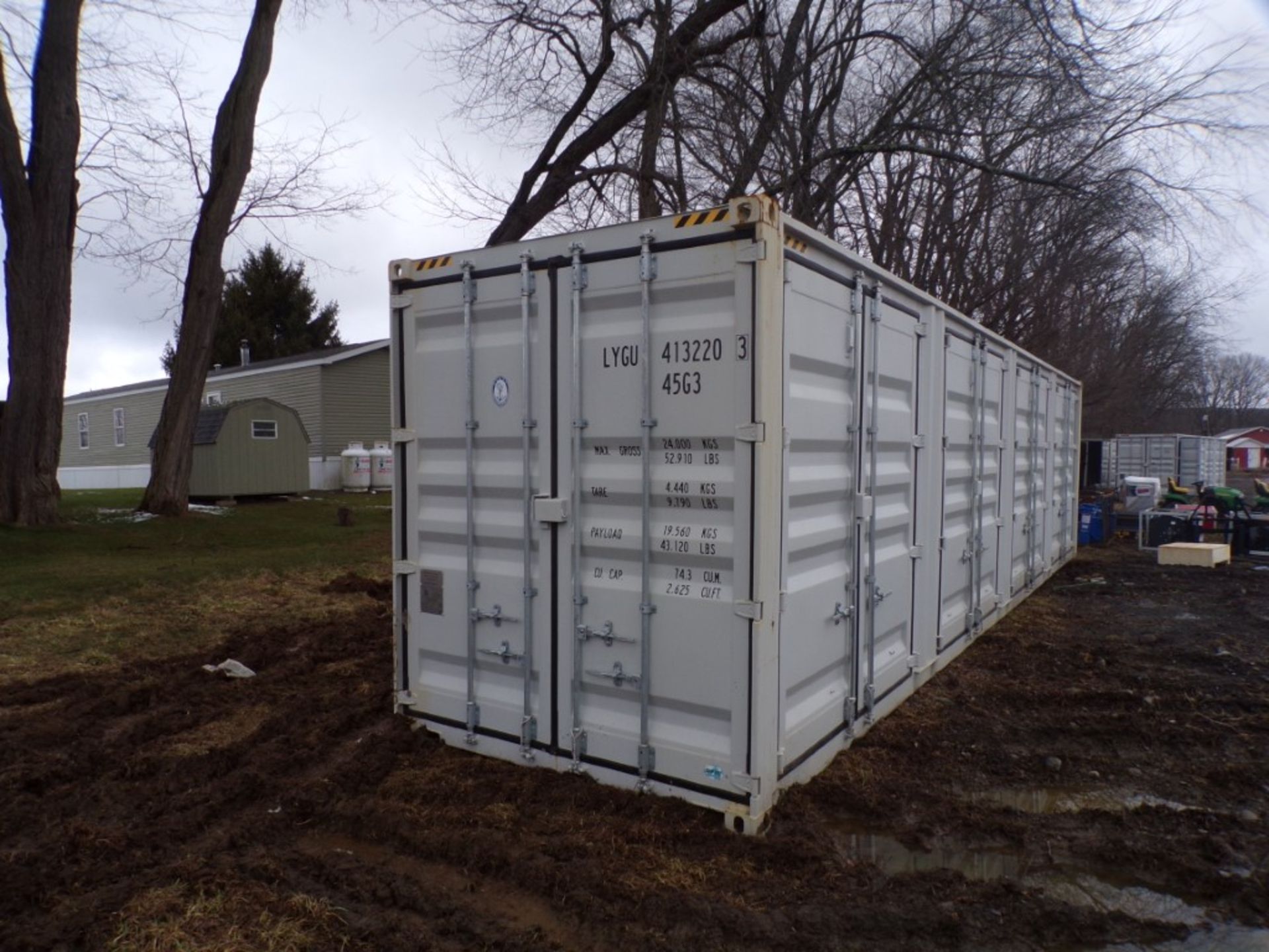New 40' x 8' x 9'6'' Storage Container, (4) Sets of Side Doors and (1) Set in End, Cont # - Image 2 of 2
