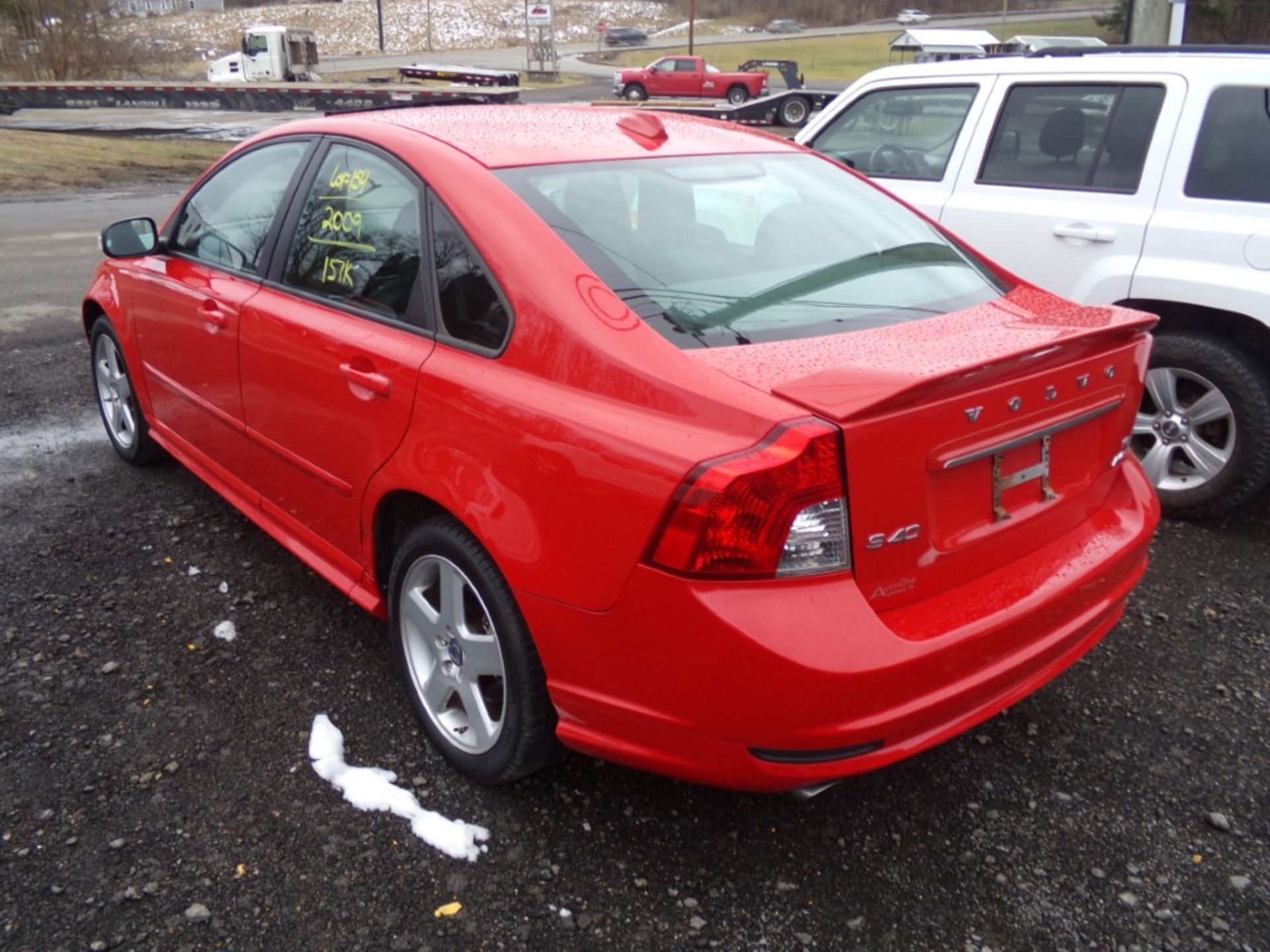 2009 Volvo S40 T5, AWD, Red, Leather, Sunroof, 157,030 Miles, VIN#: YV1MH672192449641,SMALL DENT L/S - Image 2 of 4