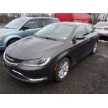 2015 Chrysler 200 Limited, Gray, 128,712 Mi, Vin# 1C3CCCAGXFN516478 - OPEN TO ALL BUYERS, AIR BAG
