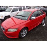 2009 Volvo S40 T5, AWD, Red, Leather, Sunroof, 157,030 Miles, VIN#: YV1MH672192449641,SMALL DENT L/S
