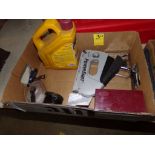 Box With Chalkline, Chalk, Staplers, Letter Punches, Misc