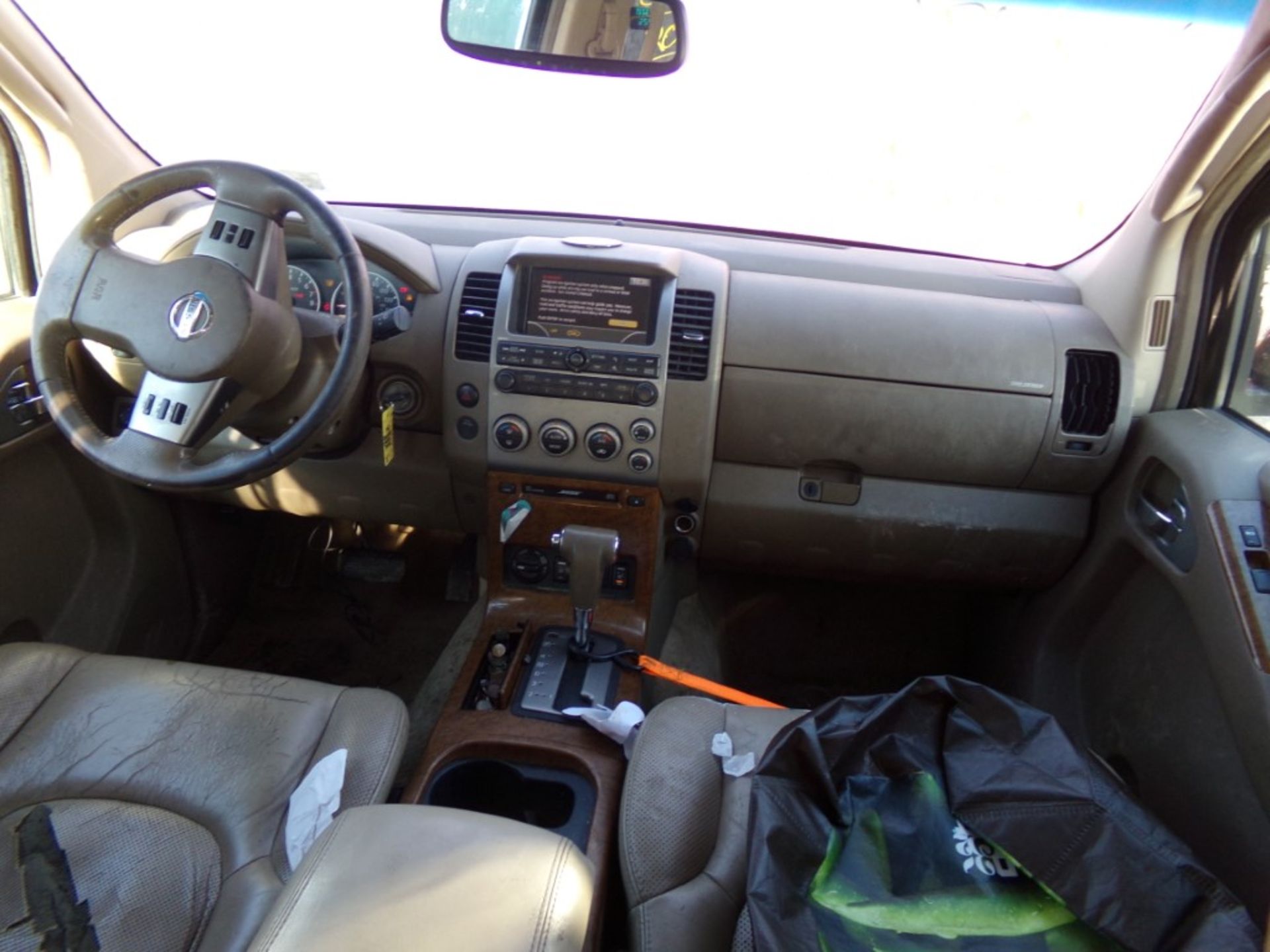 2006 Nissan Pathfinder LE, 4x4, Leather, Sunroof, 3rd Row Seating, Black, 238,502 Miles, VIN#: - Image 5 of 6