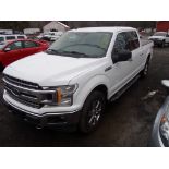 2019 Ford F150 XLT, 4x4, Crew Cab, Toneau Cover, 5.0 V8 Eng, Loaded, White, 147,244 Mi, Vin#