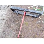 New Kivel Skid Steer Mount Bale Spear