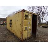 MSC 20' Storage / Shipping Container, Used, Yellow
