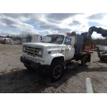 1977? GMC 6500 Flatbed, Man Trans, Gas, ''427'' Tall Deck, Engine For Parts or Repair, Cab and
