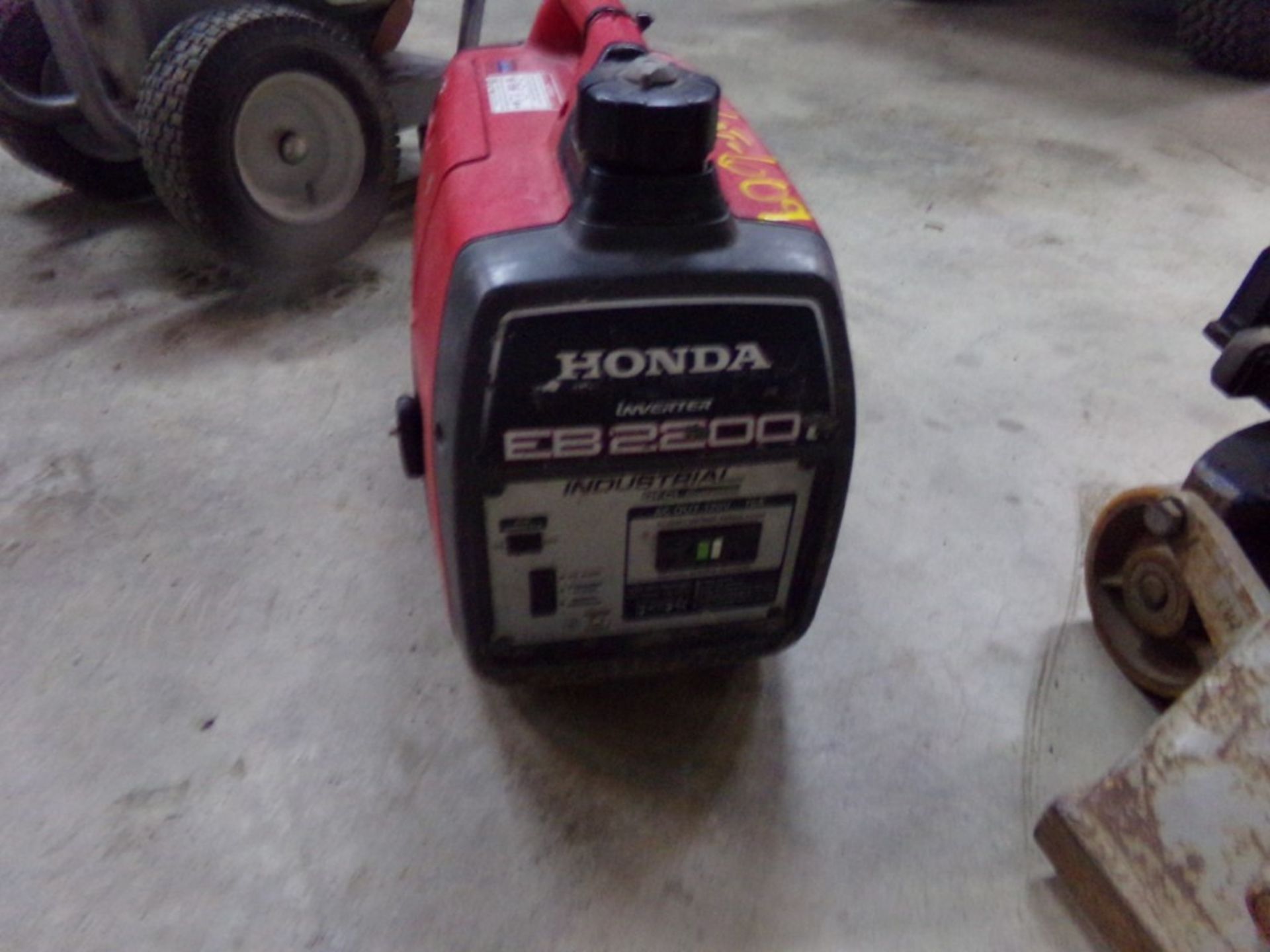 Honda EB2200 Gas Power Generator, Runs & Works, Red, Very Quiet - Image 2 of 2