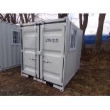 New 8' X 80'' Storage Container, Office Buildng, Barn Doors on One End, Lockable Man Door and Window