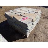 Pallet With 156SF of Snapped Edge 2'' Colonial Wall Stone. Full Color, Sold by the SF (156 X Bid)