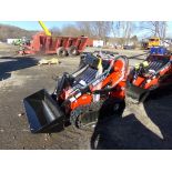 New AGT Induestrial LRT23 Mini Skid Steer With Bucket, On Tracks, Gas Engine