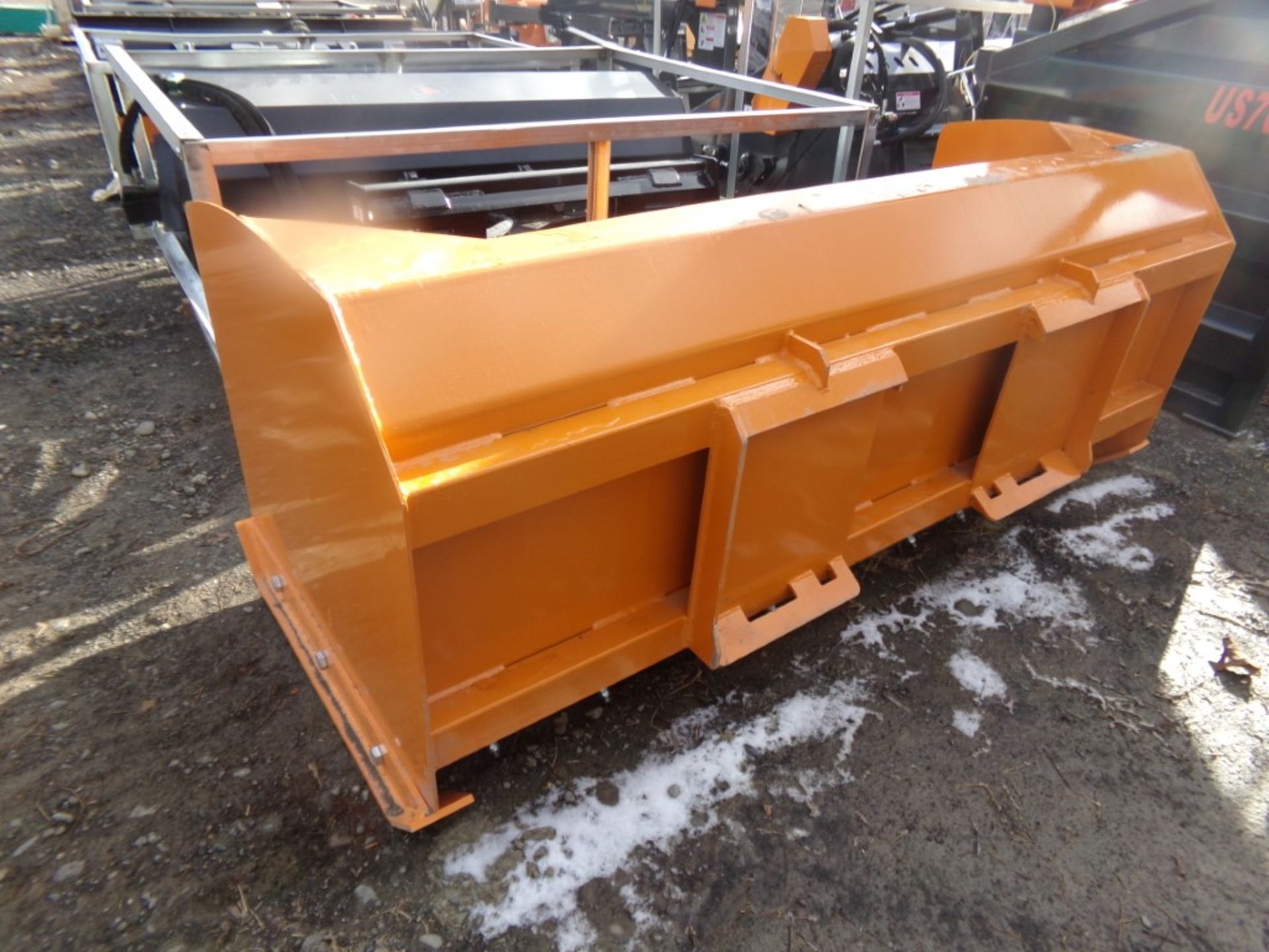 New, Wolverine,Model SP-15-84W, 84'' Orange, Snow Pusher For Skid Steer Loader - Image 2 of 2