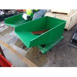 New, Green, Dumpster For Fork Lift, Approx. 24'' Deep