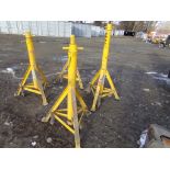 (2) 15,000 Portable Jack Stands. Tripod Type. ''Rotary'' Brand