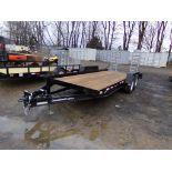 2024 Cross Country New T/A 6'x18' Equipment Trailer, 13,800 GVW, Drop-Down Galvanized Ramps,