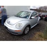 2008 Volkswagen Beetle Coupe SE, Silver, 111,578 Mi., Leather, Sunroof, Vin # 3VWRG31C08M501604,