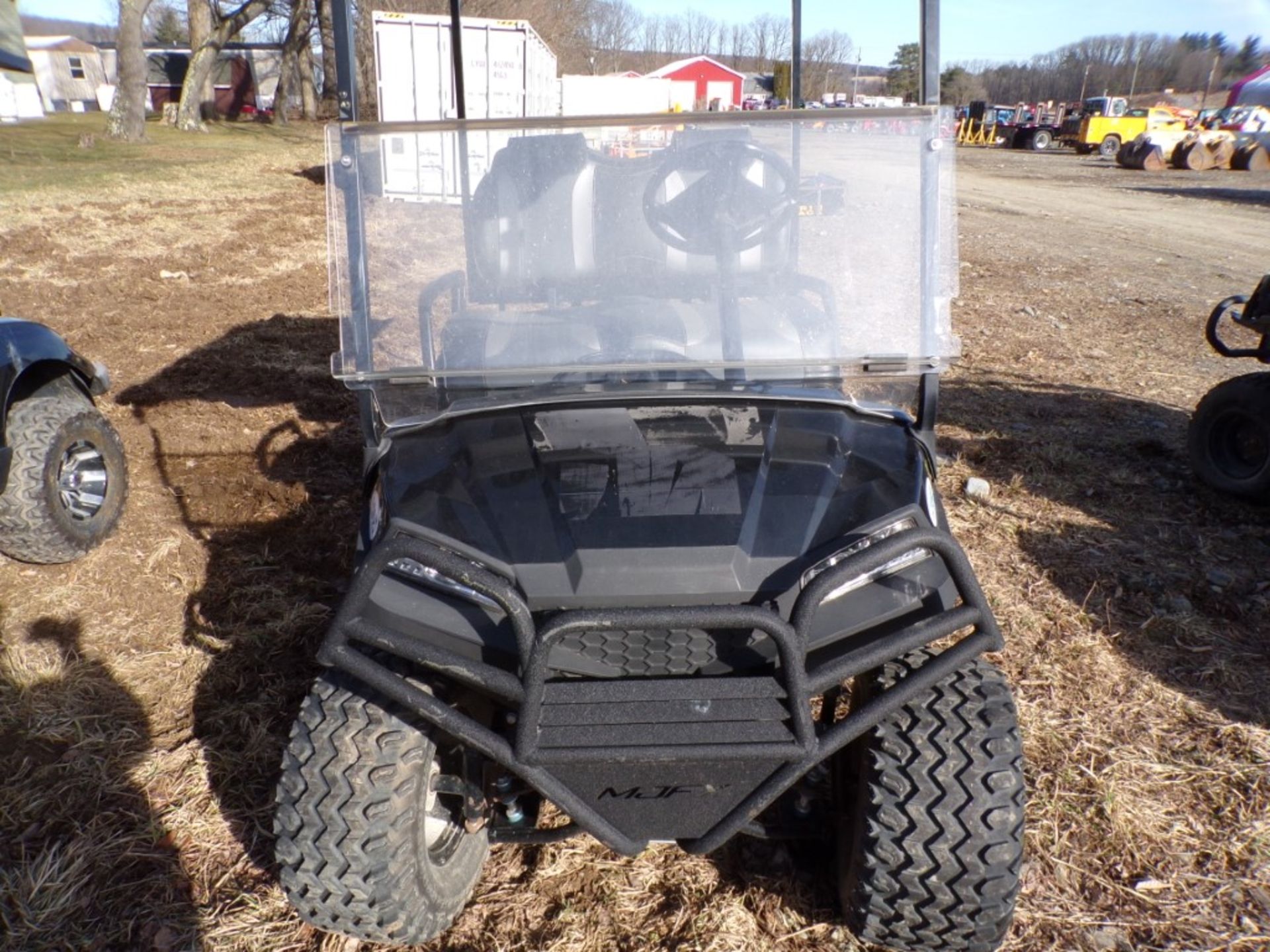 Yamaha Lifted Golf Cart With Roof, Flip Over Rear Seat, NOT RUNNING, NEEDS WORK, Looks complete ( - Bild 2 aus 4