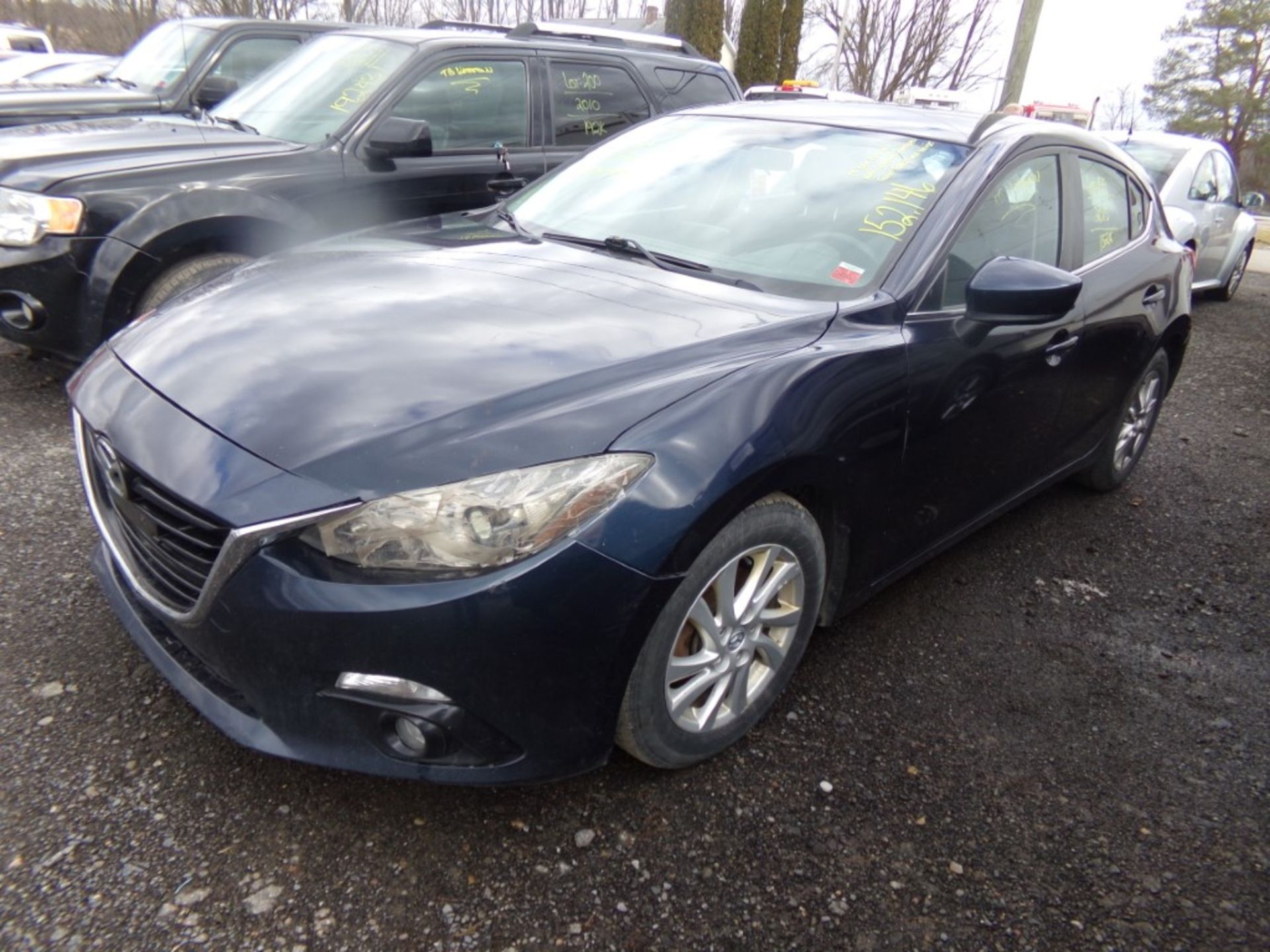 2015 Mazda 3i Touring, Black, 152,146 Miles, VIN#JM1BM1L78F1227788, CHECK ENGINE LIGHT IS ON, NAV