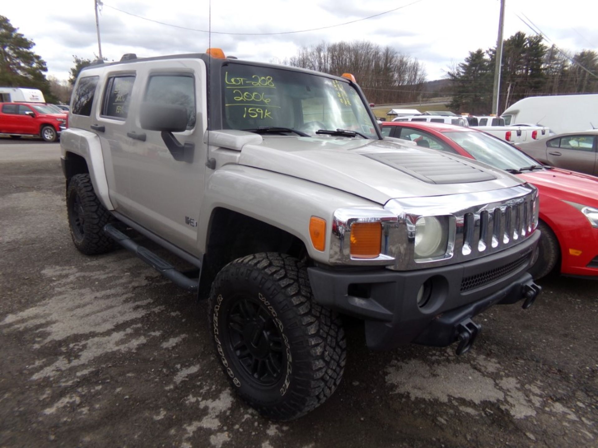 2006 Hummer H3, Sunroof,Gray, 159,522 Miles, VIN#: 5GTDN136768171999 - Remote Auto Start,New - Image 4 of 11