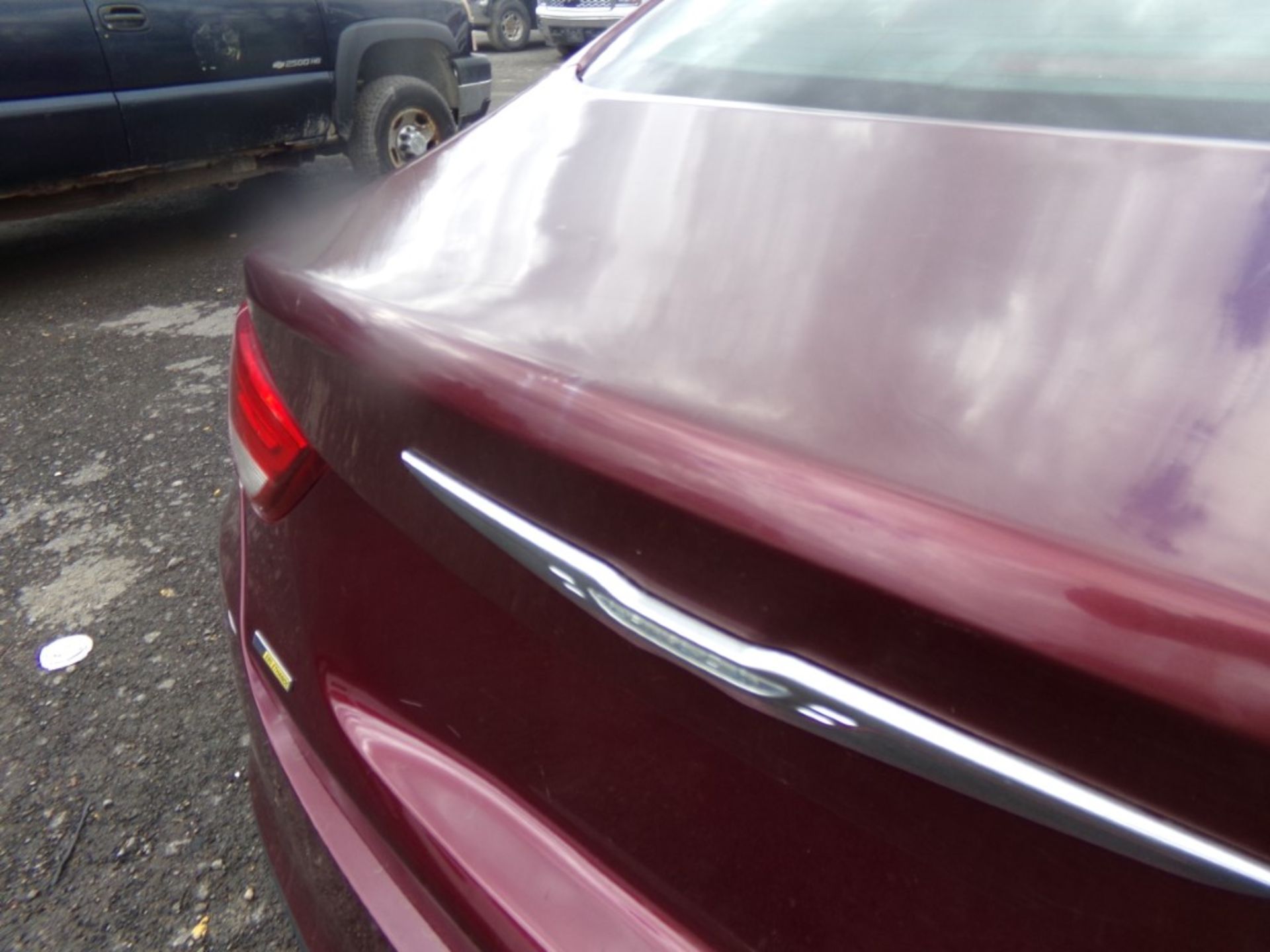 2015 Chrysler 200 Limited, Maroon, 137,543 Miles, VIN# 1C3CCCAB0FN591551, FRONT BUMPER COVER HAS - Image 6 of 8