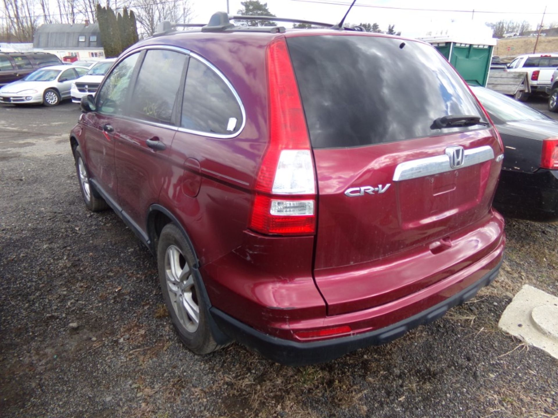 2011 Honda CRV Ex. 4x4, Sunroof,Maroon, 235,942 Miles, VIN#: 5J6RE4H51BL024142, BAD ENGINE INOP, - Bild 2 aus 8