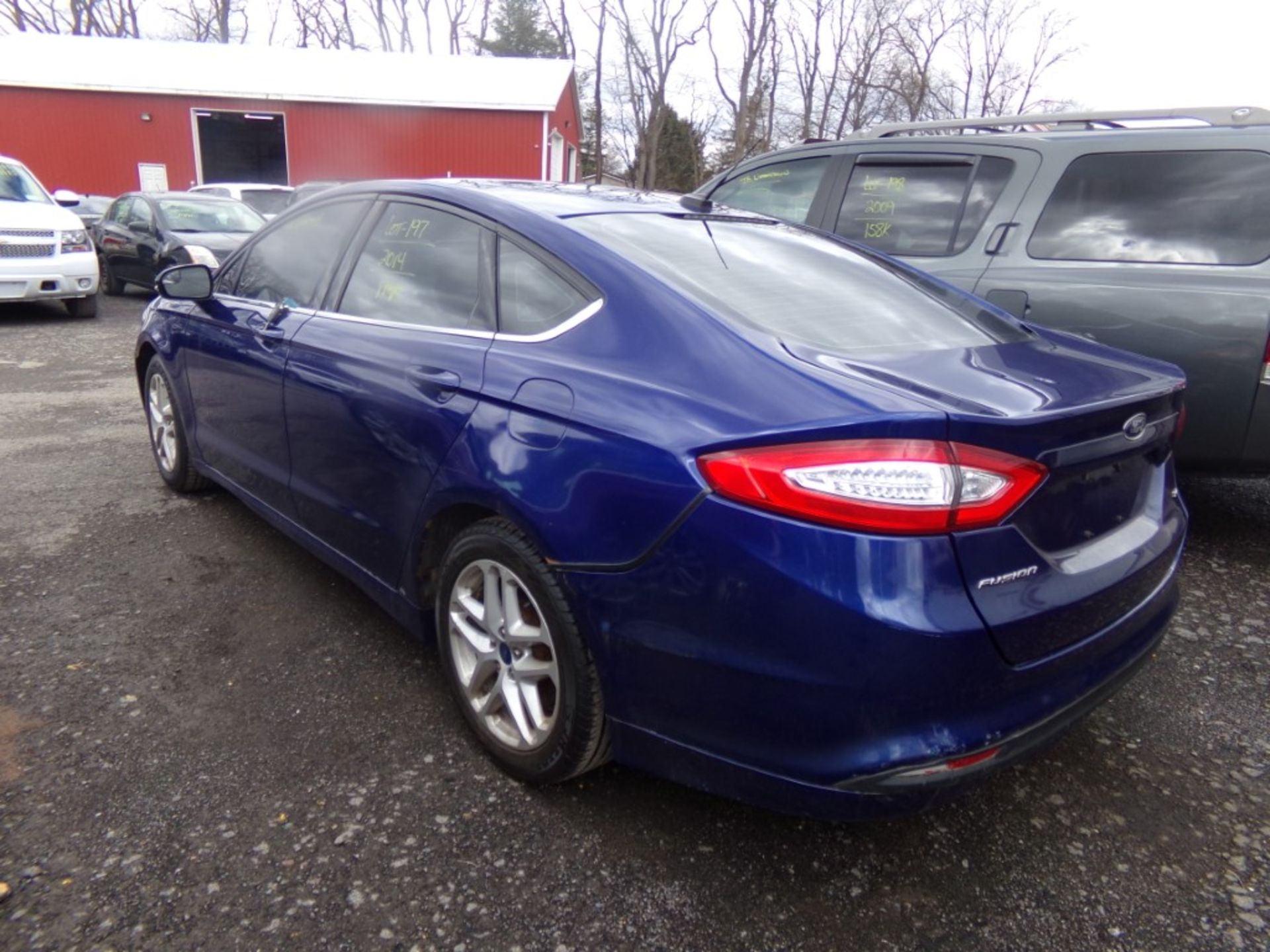 2014 Ford Fusion SE, Blue, 174,739 Miles, VIN#1FA6P0H7XE5365423, AIR BAG LIGHT IS ON, MINOR DAMAGE - Image 3 of 18
