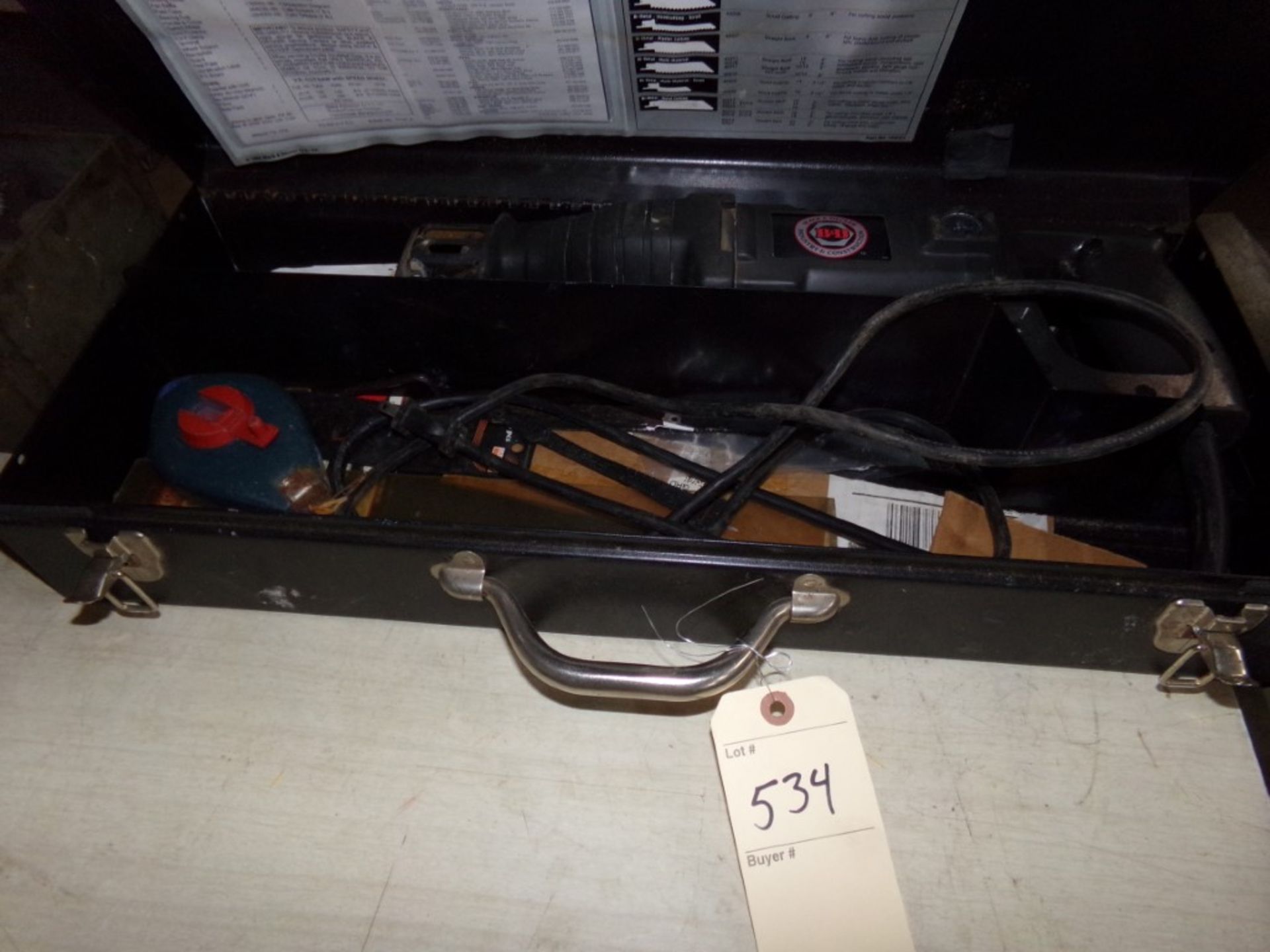 Black and Decker Reciprocating Saw with Case, 110V