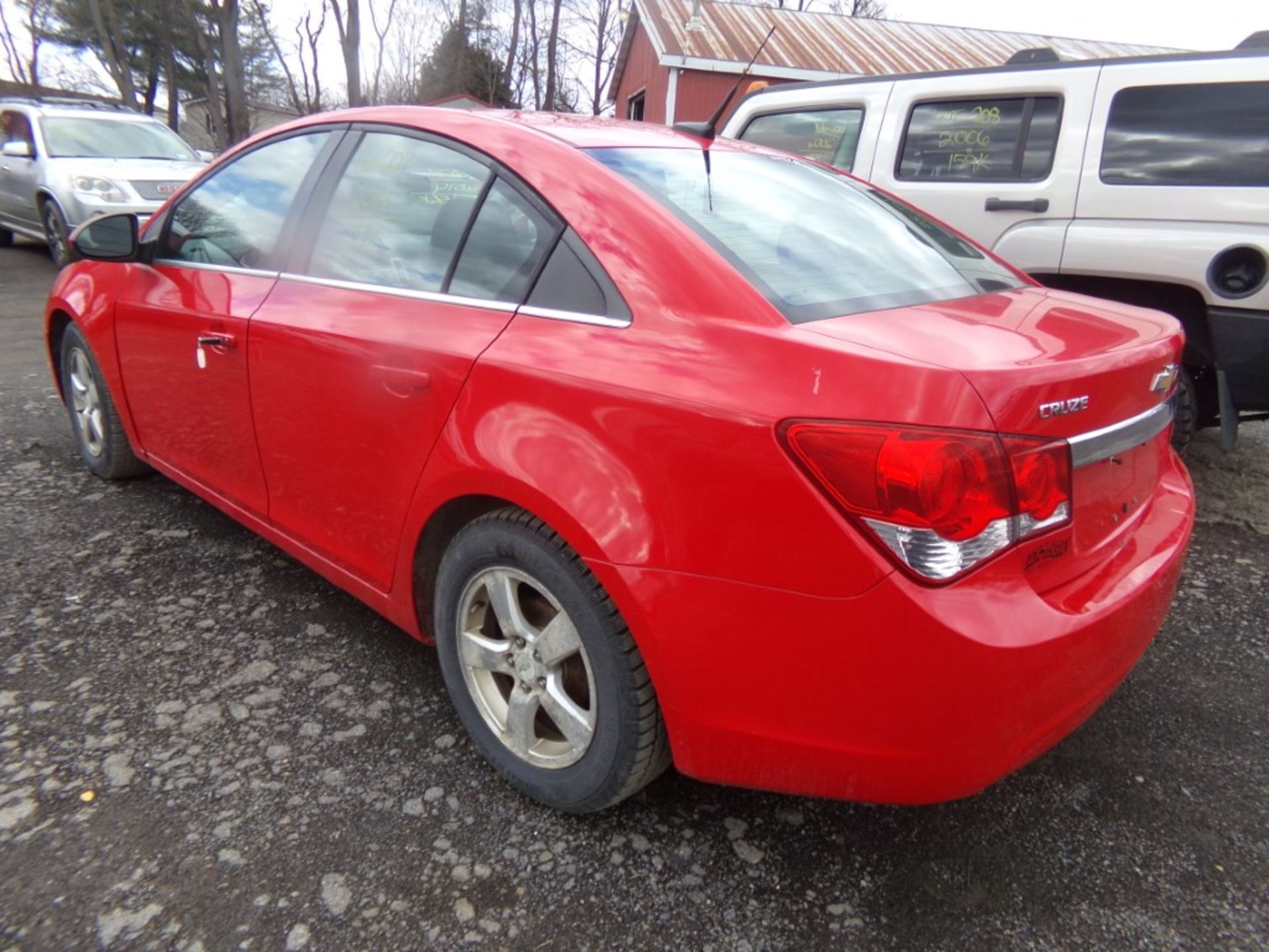 2014 Chevrolet Cruze LT, Red, 56,380 Miles, VIN#1G1PC5SBXE7124897 - OPEN TO ALL BUYERS,. BOTH ROCKER - Bild 2 aus 10