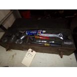 Tin Tool Box with a Few Misc. Tools