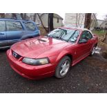 2002 Ford Mustang, Convertible, Auto, Red, V6, 127,674 Miles, VIN#: 1FAFP44412F213846 - OPEN TO