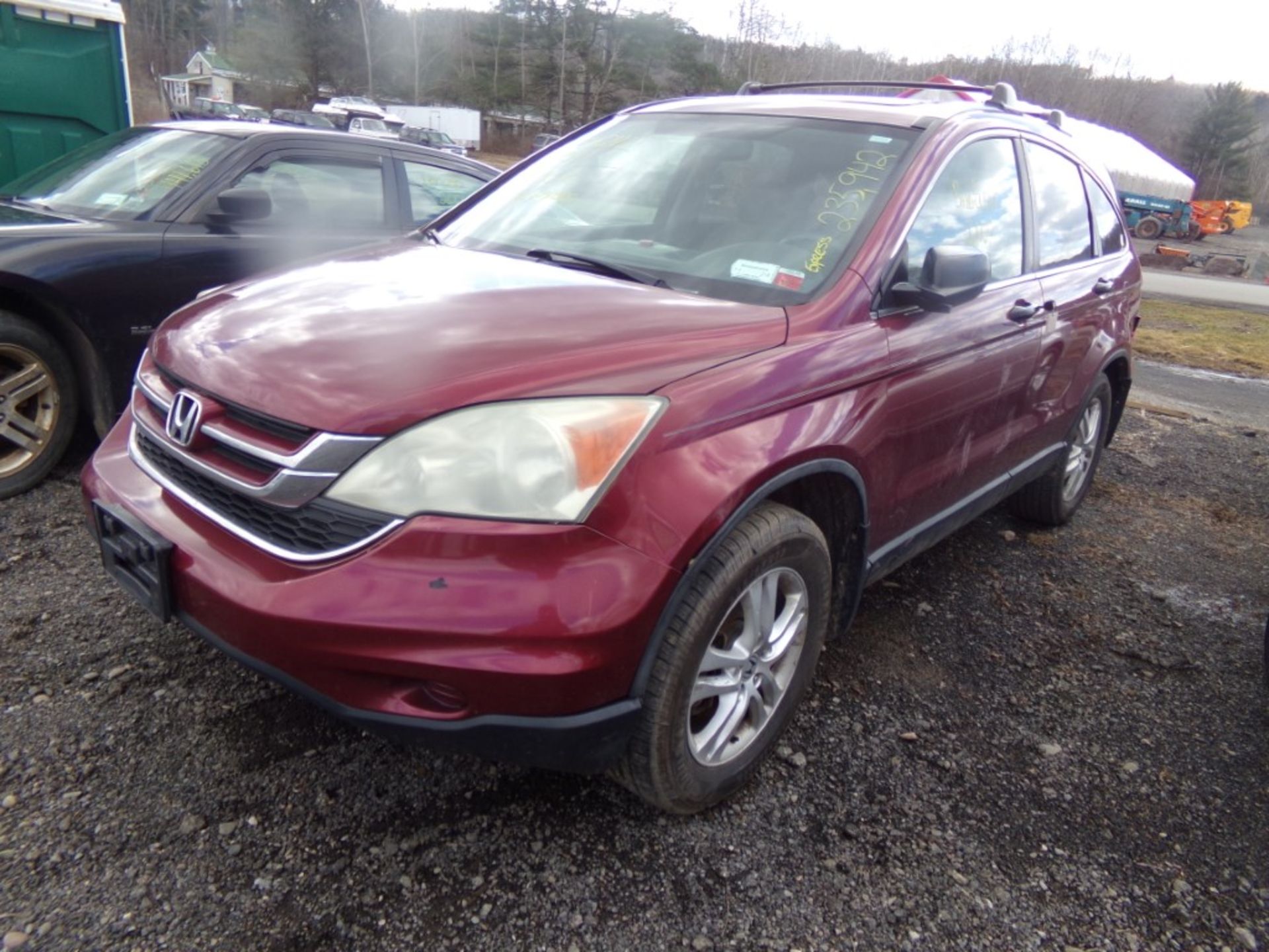 2011 Honda CRV Ex. 4x4, Sunroof,Maroon, 235,942 Miles, VIN#: 5J6RE4H51BL024142, BAD ENGINE INOP,