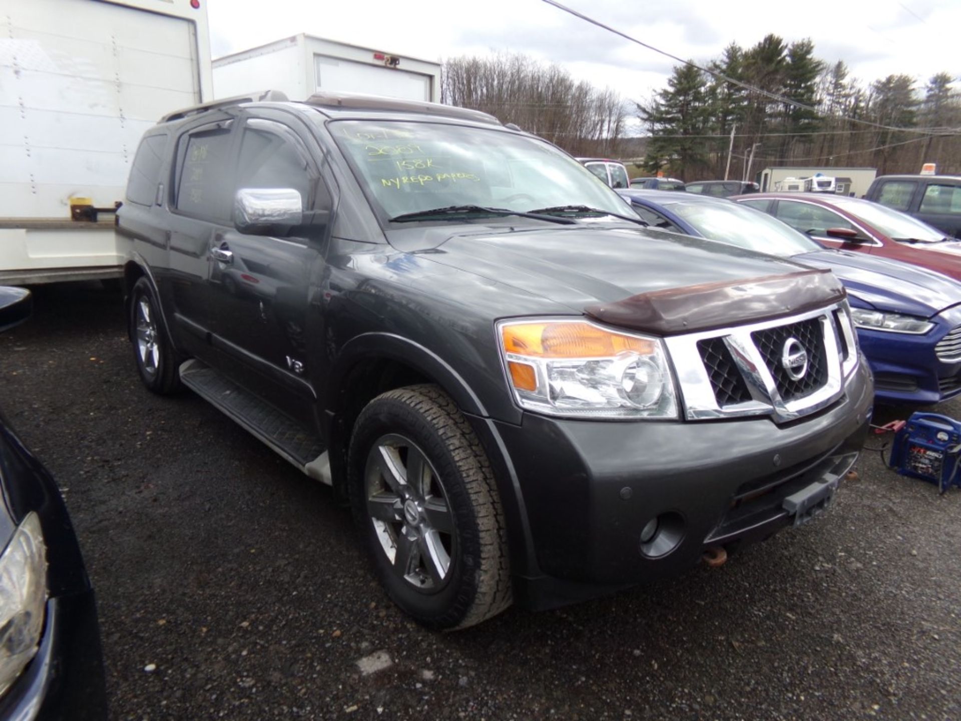 2009 Nissan Armada LE 4X4, Leather, Sunroof, 3rd Row Seating, Grey, 158,581 Miles, VIN# - Image 8 of 13