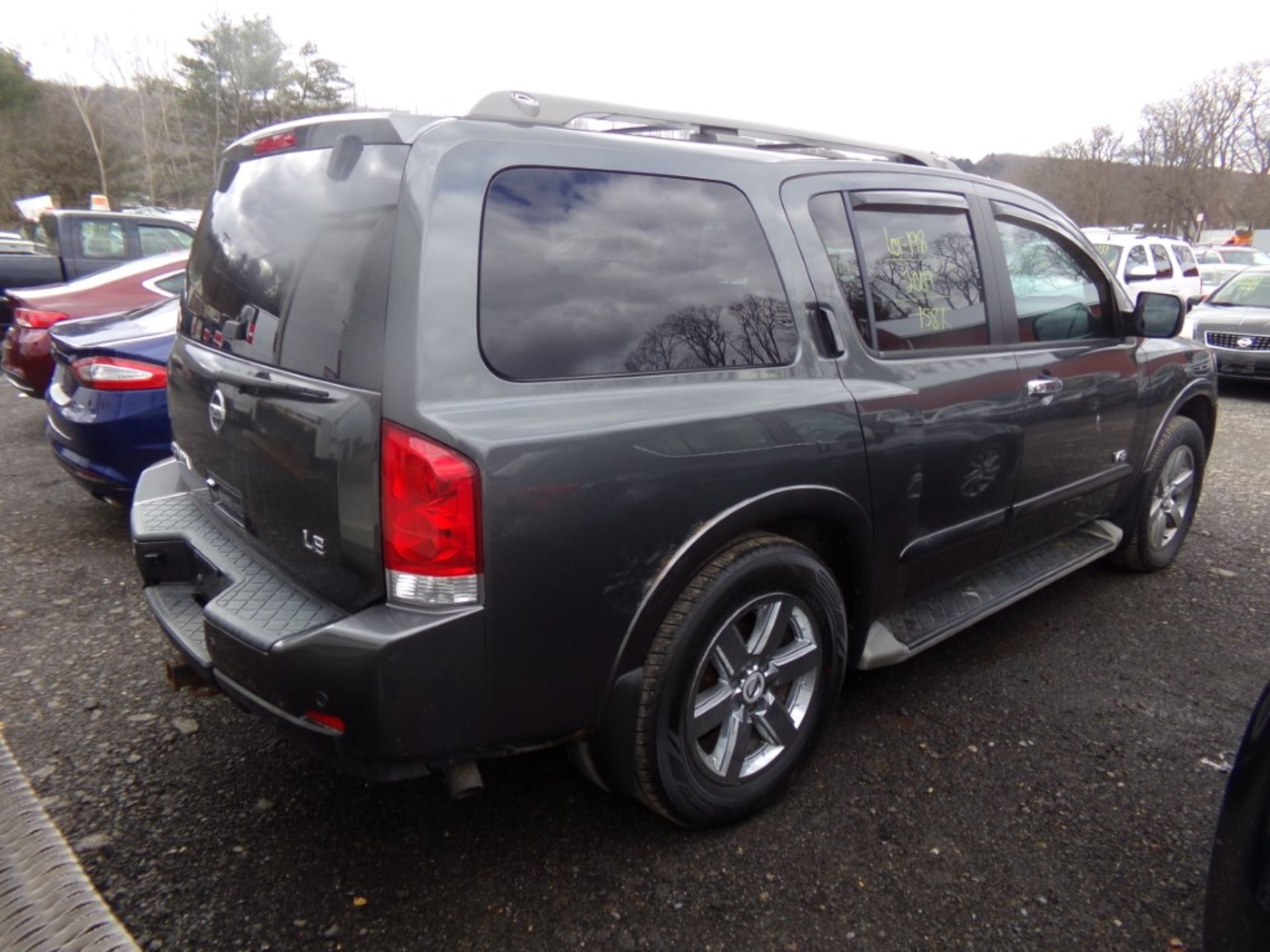 2009 Nissan Armada LE 4X4, Leather, Sunroof, 3rd Row Seating, Grey, 158,581 Miles, VIN# - Image 5 of 13