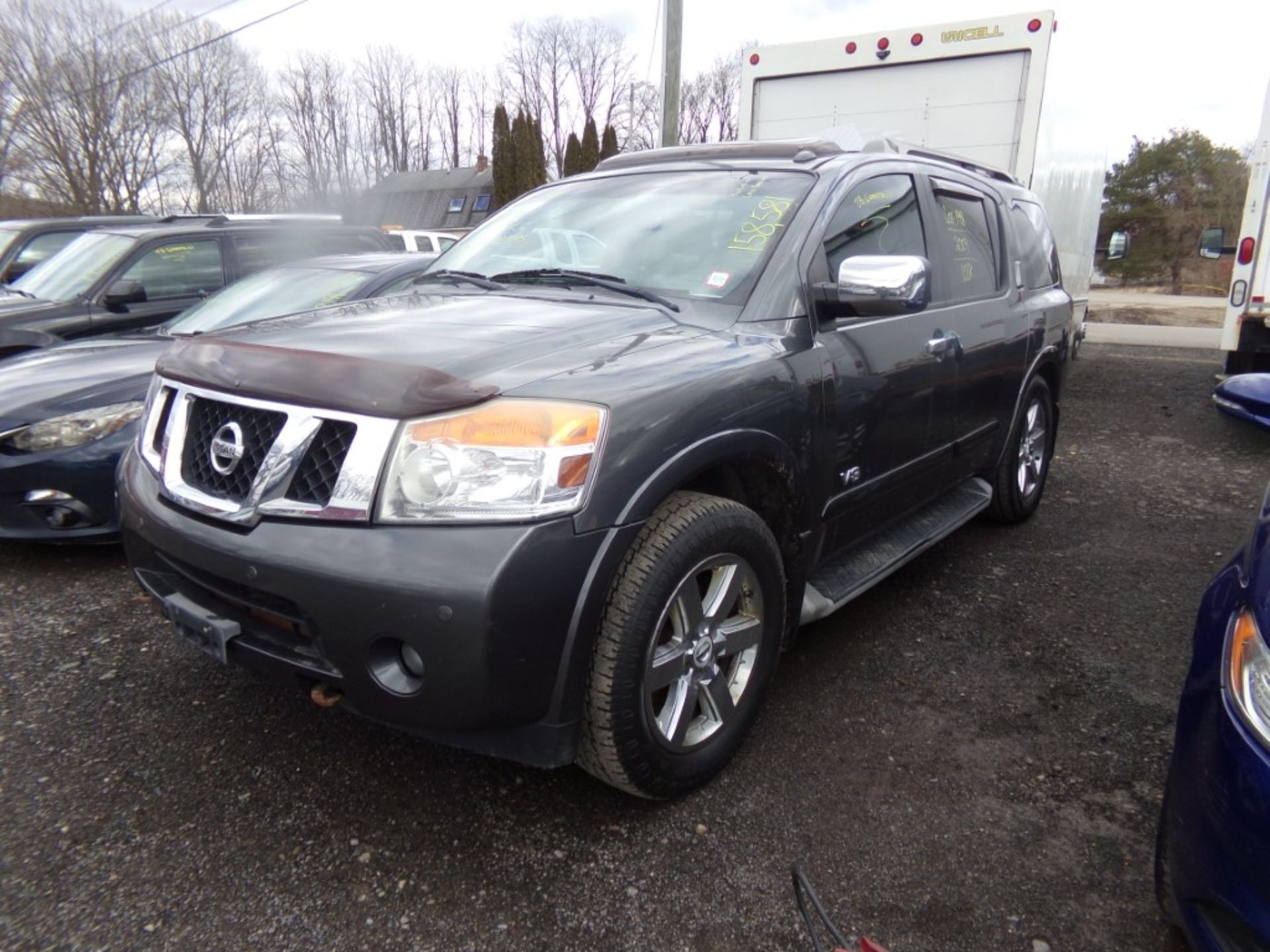 2009 Nissan Armada LE 4X4, Leather, Sunroof, 3rd Row Seating, Grey, 158,581 Miles, VIN#