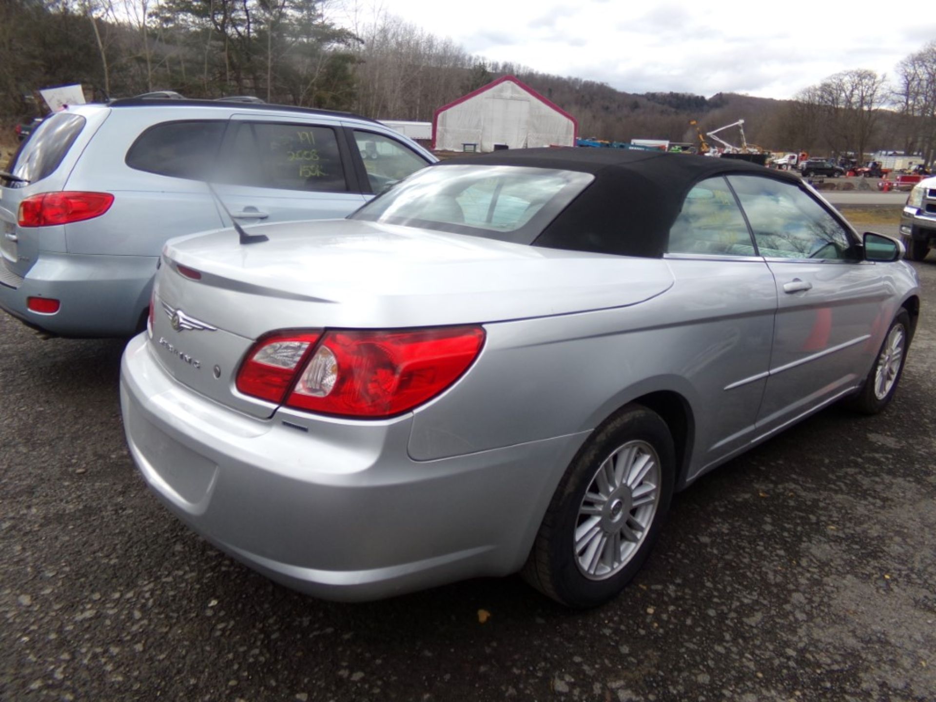 2008 Chrysler Sebring Touring Convertible, Silver, 151,437 Miles, VIN#: 1C3LC55R58N247204, AIR BAG - Bild 3 aus 6