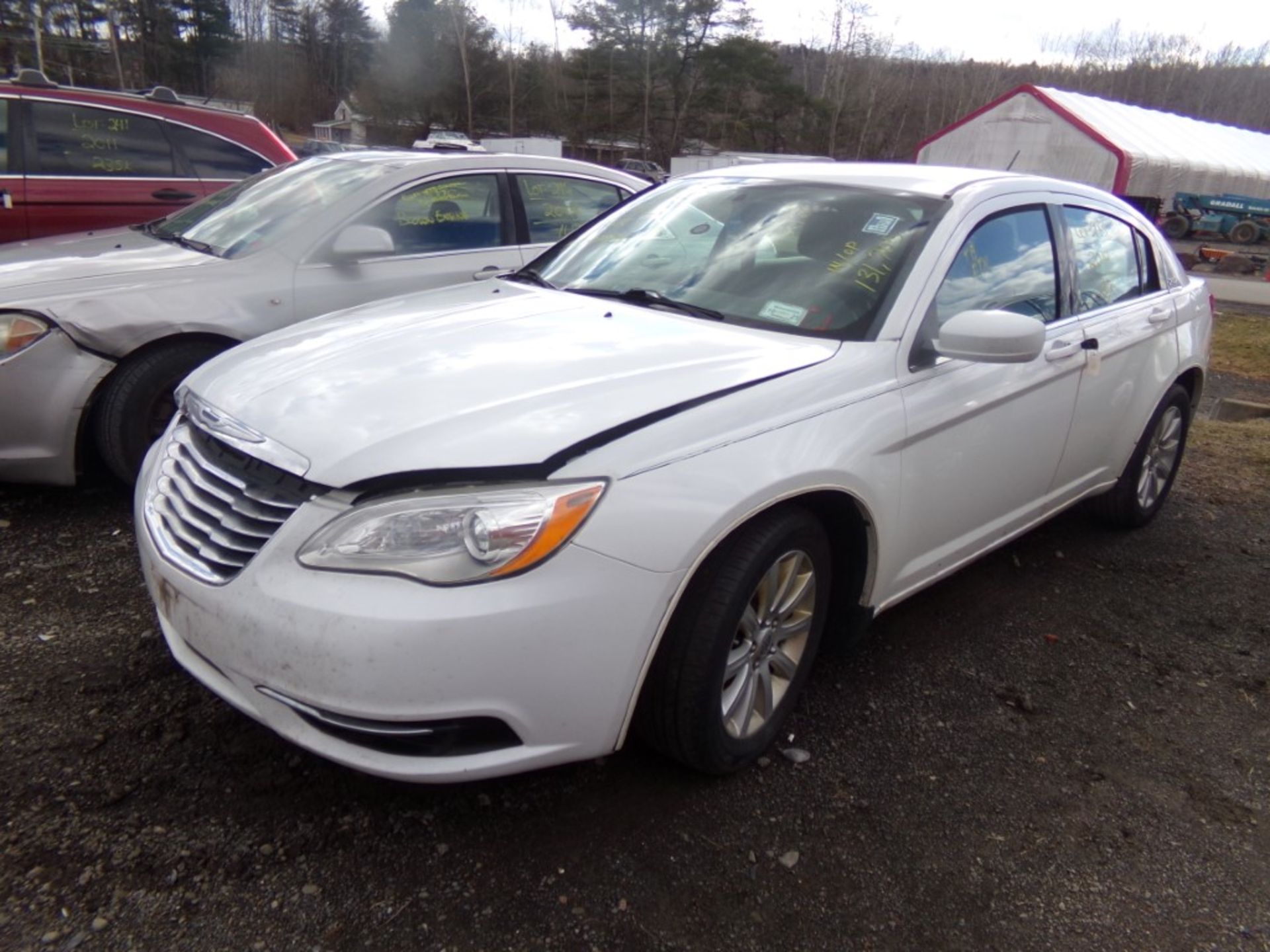 2014 Chrysler 200 Touring, White, 131,705 Miles, VIN#: 1C3CCBBBXEN198051, INOP, DOES NOT RUN, NY