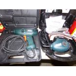 (2) Black and Decker Corded Tools-Drill and Mouse Sander, Both in Cases