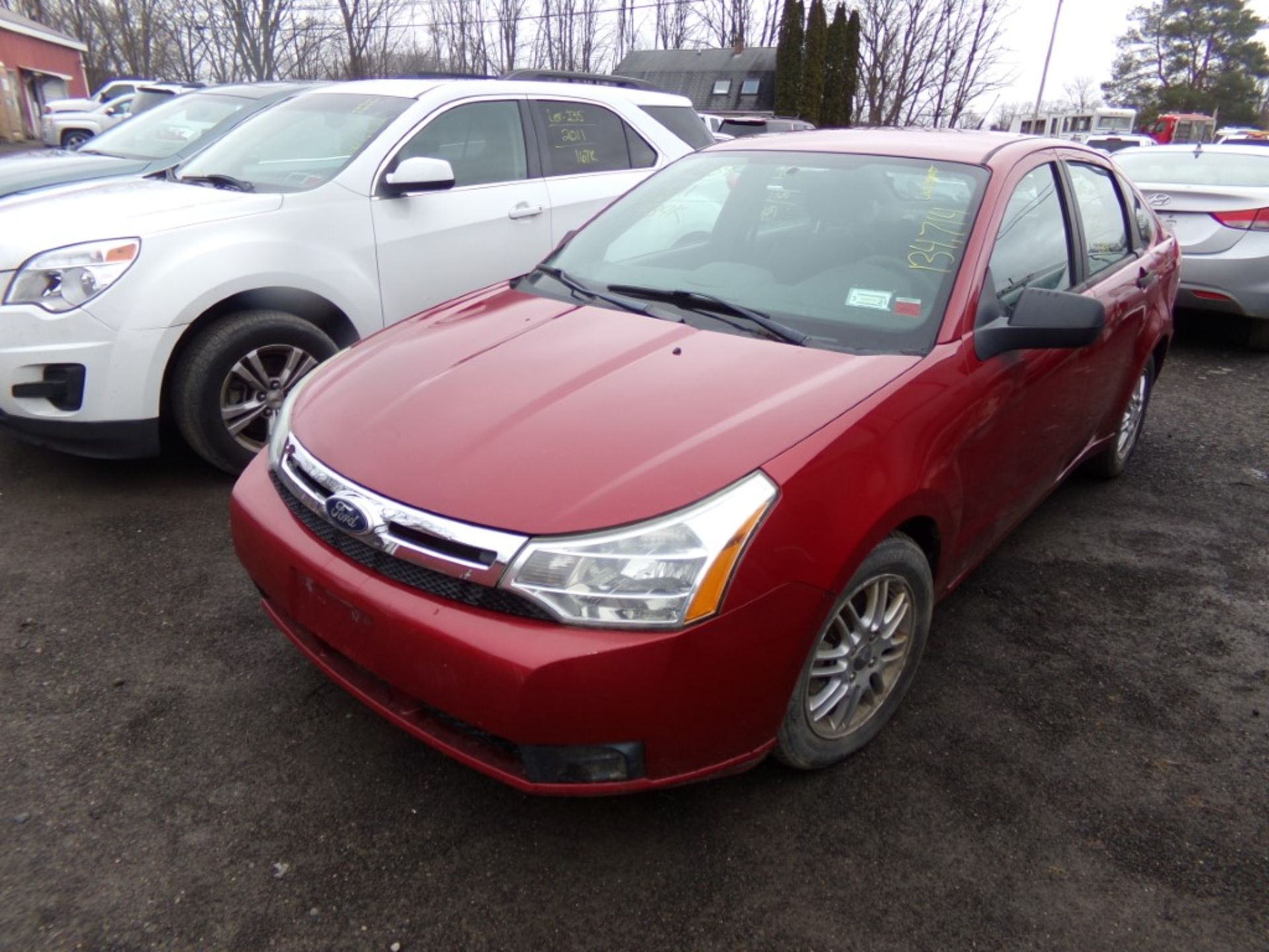 2011 Ford Focus SE, Maroon, 134,714 Miles, VIN#:1FAHP3FNXBW100485 - OPEN TO ALL BUYERS, LOUD