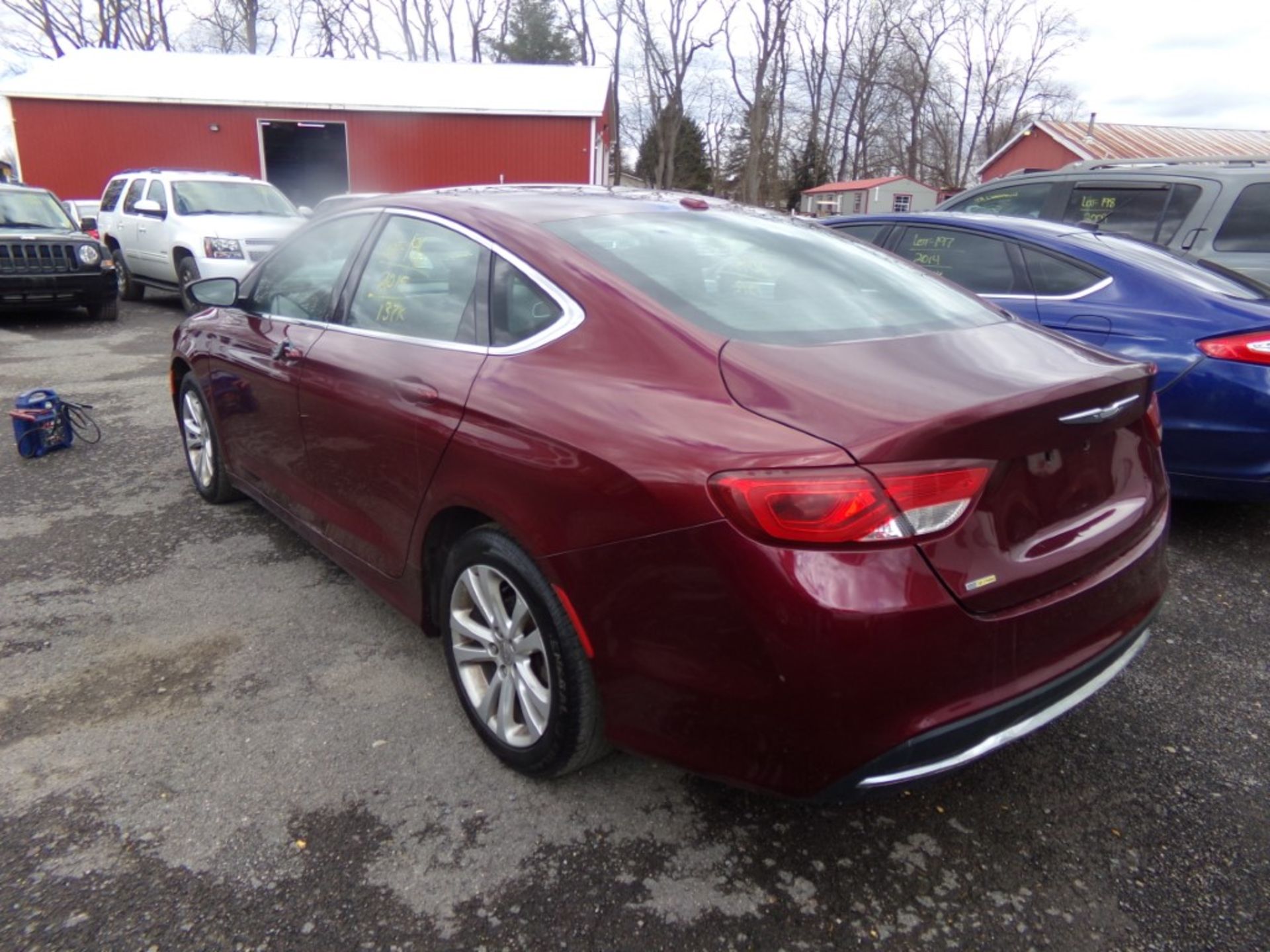2015 Chrysler 200 Limited, Maroon, 137,543 Miles, VIN# 1C3CCCAB0FN591551, FRONT BUMPER COVER HAS - Image 2 of 8