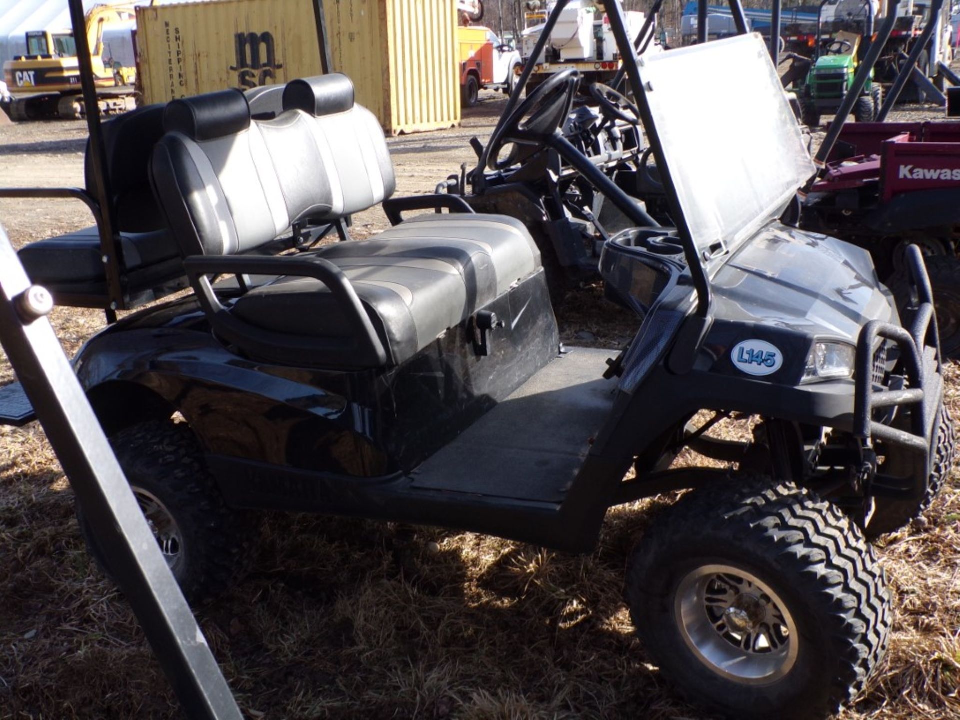 Yamaha Lifted Golf Cart With Roof, Flip Over Rear Seat, NOT RUNNING, NEEDS WORK, Looks complete ( - Bild 4 aus 4