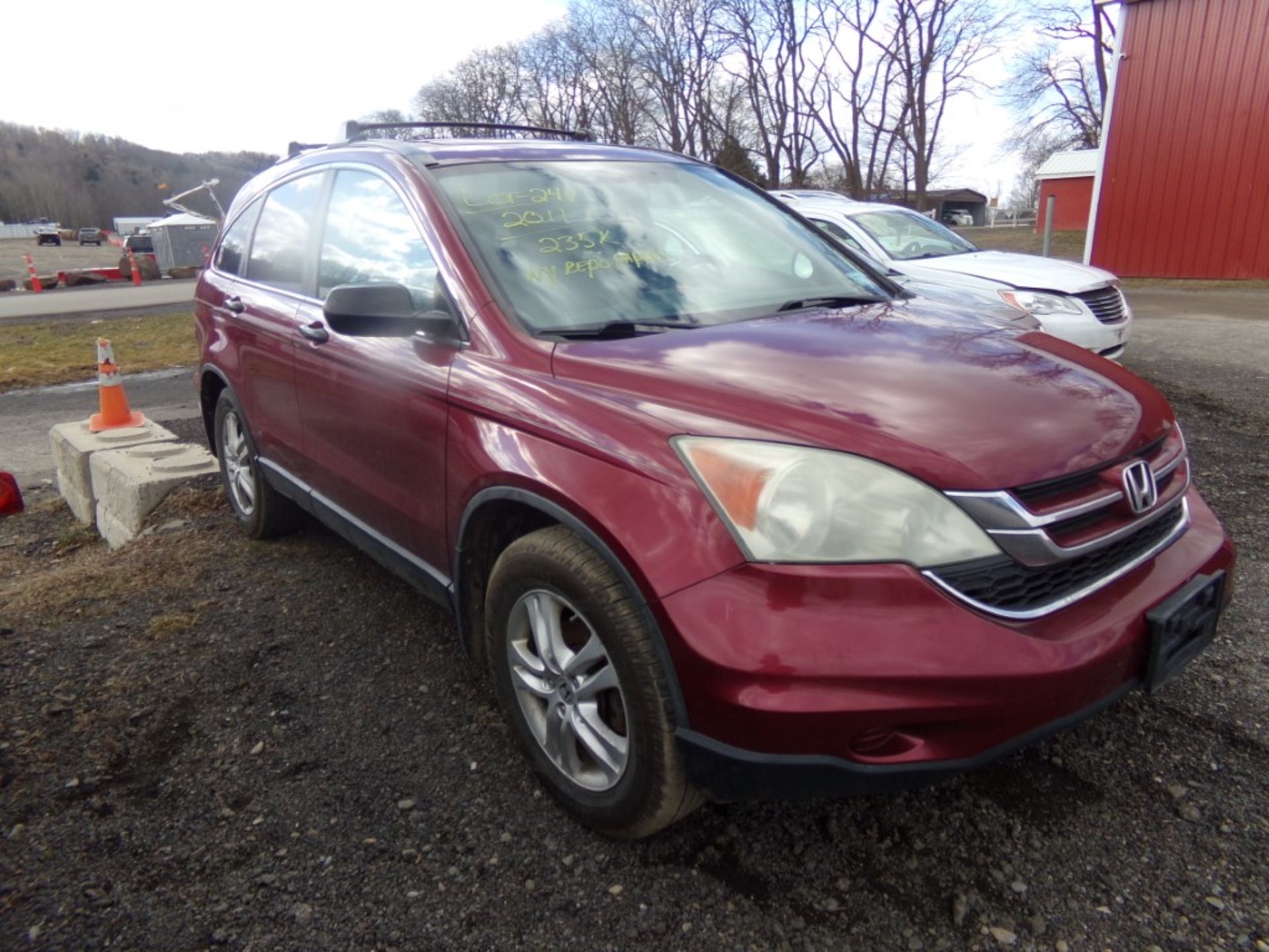 2011 Honda CRV Ex. 4x4, Sunroof,Maroon, 235,942 Miles, VIN#: 5J6RE4H51BL024142, BAD ENGINE INOP, - Bild 4 aus 8