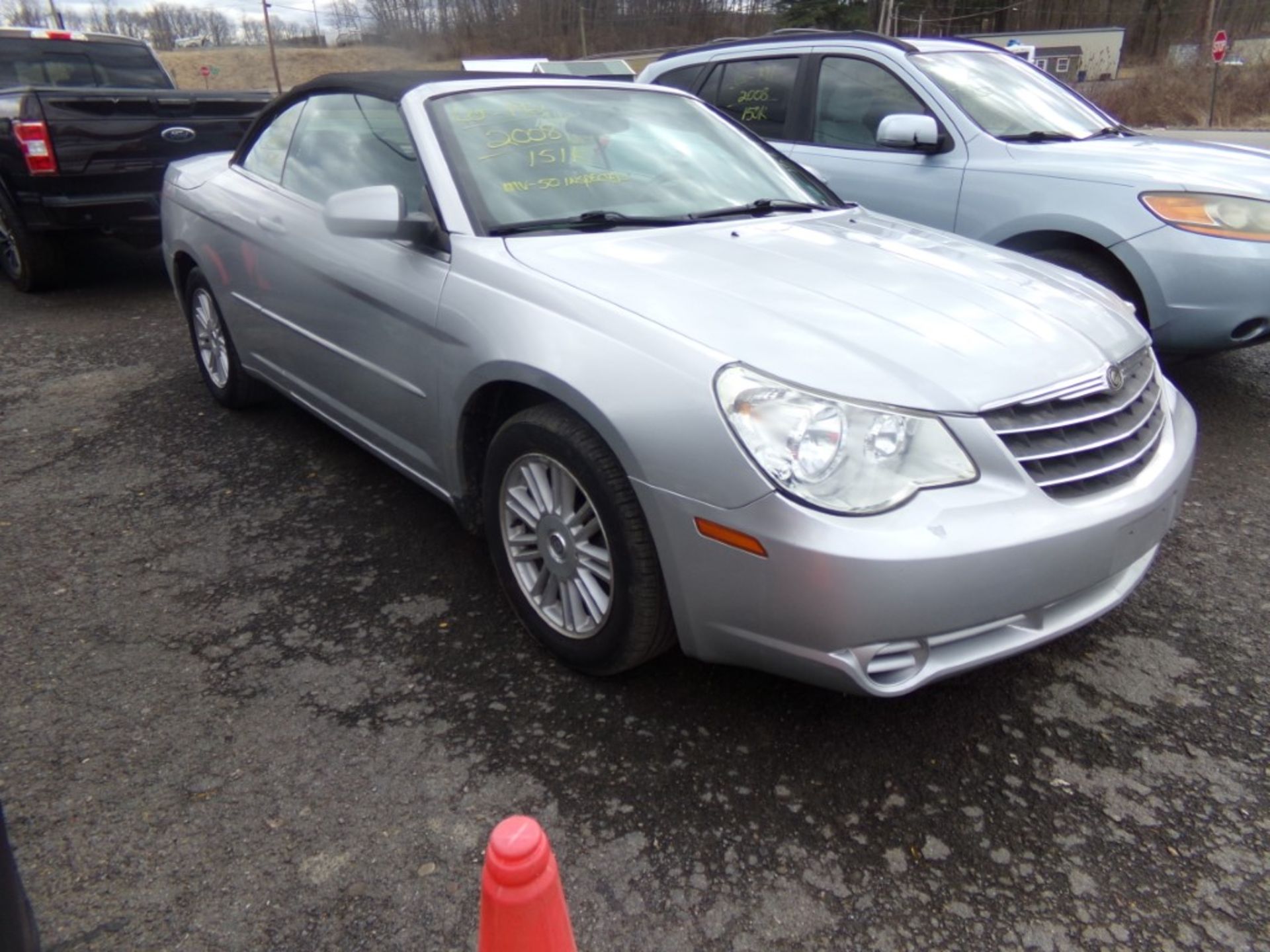 2008 Chrysler Sebring Touring Convertible, Silver, 151,437 Miles, VIN#: 1C3LC55R58N247204, AIR BAG - Bild 4 aus 6