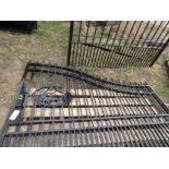 Set of New 16' Steel Entry Gates, Light Duty, w/Deer Scene