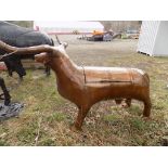 New Life-Size Bull Statue / Cooking Grill, Copper Color