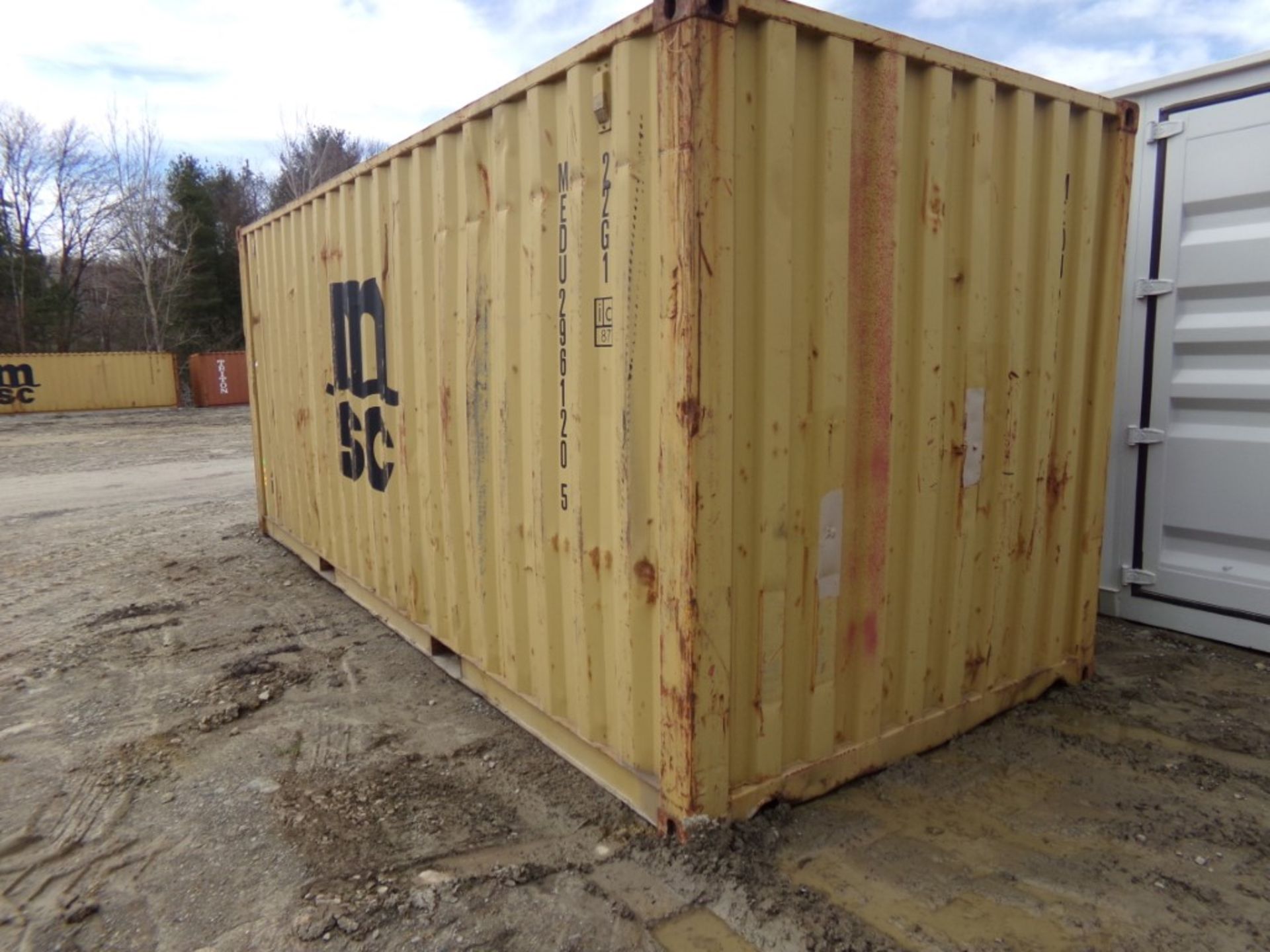 Yellow 20' Storage Container, Used, Dry Inside Cont. # MEDU-2961205 - Bild 2 aus 4