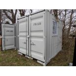 New 9' Storage Container w/Side Door & Window