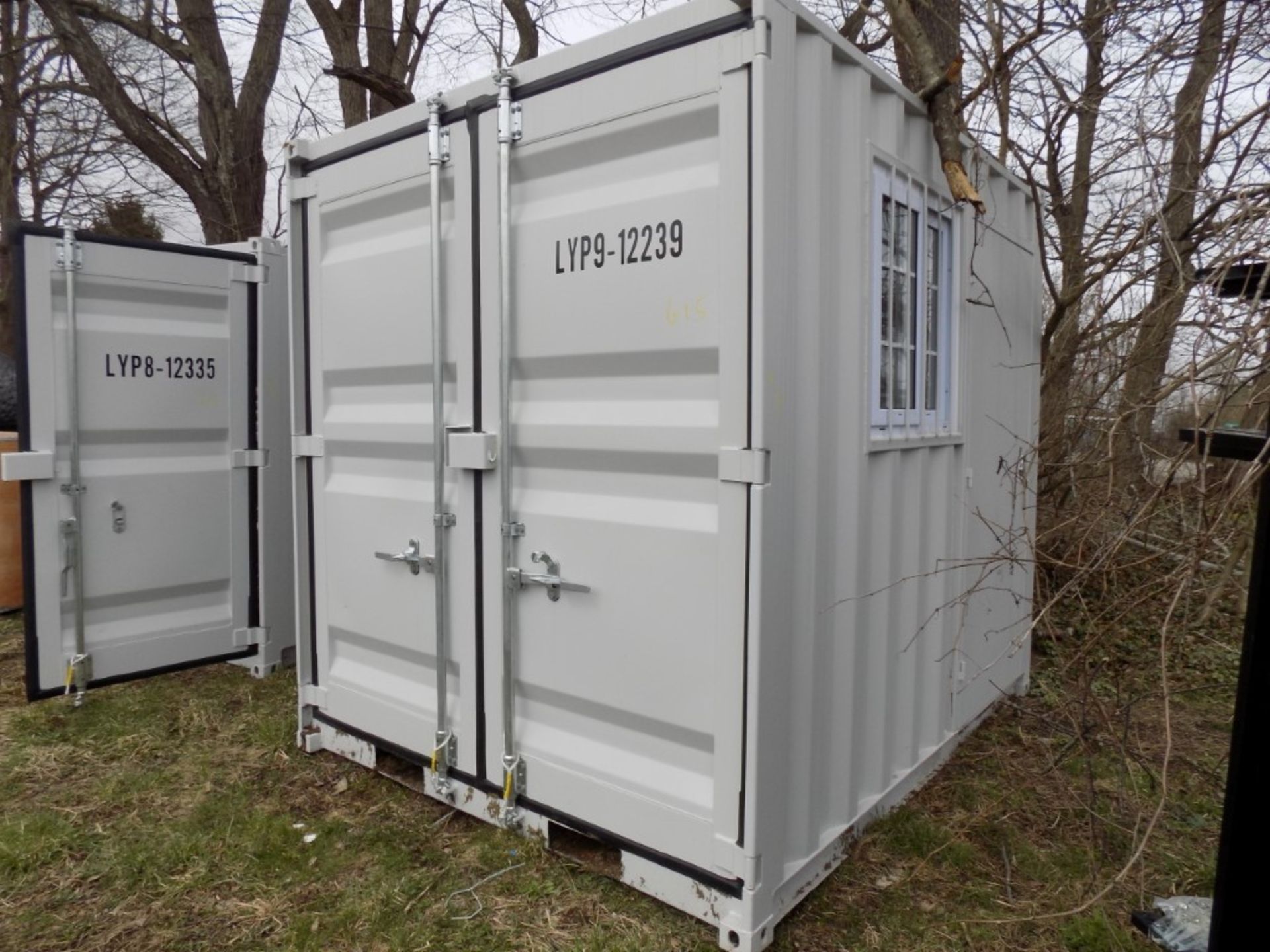 New 9' Storage Container w/Side Door & Window