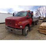 2005 Chevrolet C 6500 Reg. Cab Rollback, Red Champion Steel 19' Body, Duramax Diesel, Auto.,