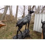 New Life-Size Elk Statue, Aluminum