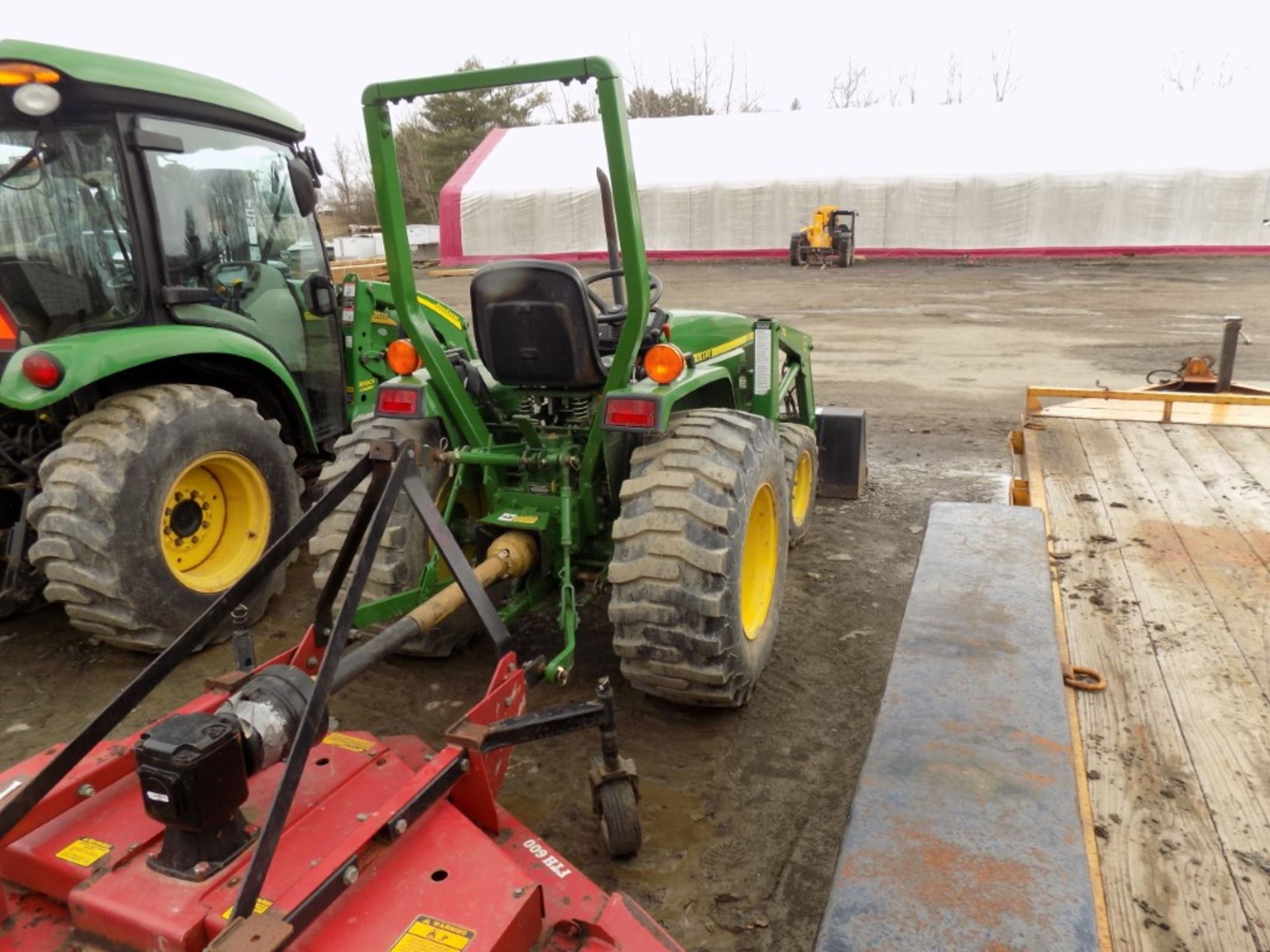 John Deere 790 4WD, Compact Tractor w/70 Loader w/60'' Bushhog Brand Finish Mower, Low Hours, Has - Image 3 of 6