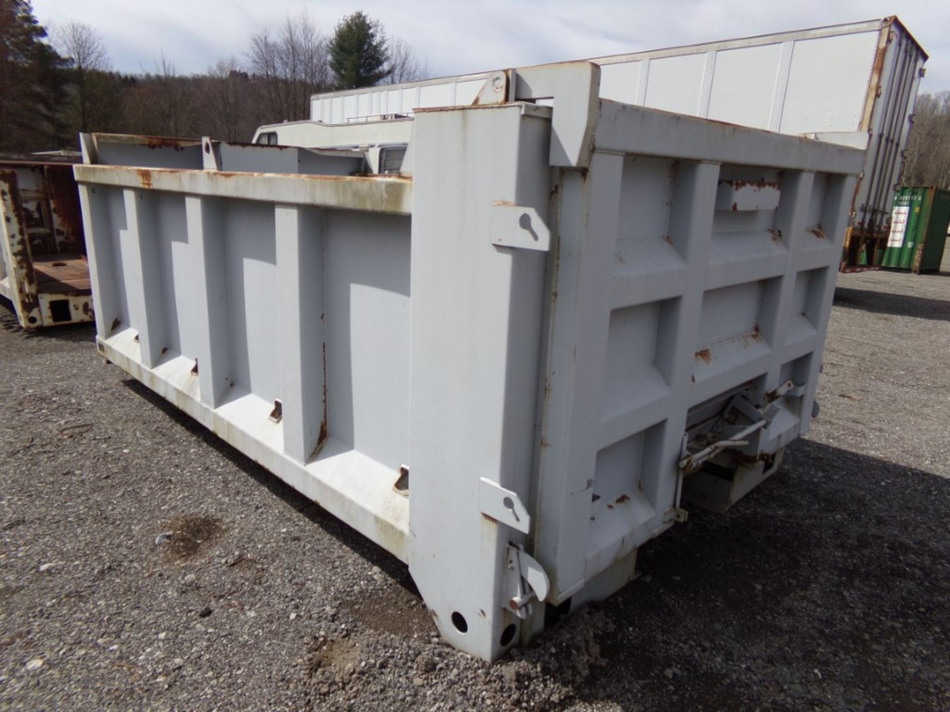 13' Steel Dump Body, High Sided with Channel for Center Conveyor - Image 2 of 3